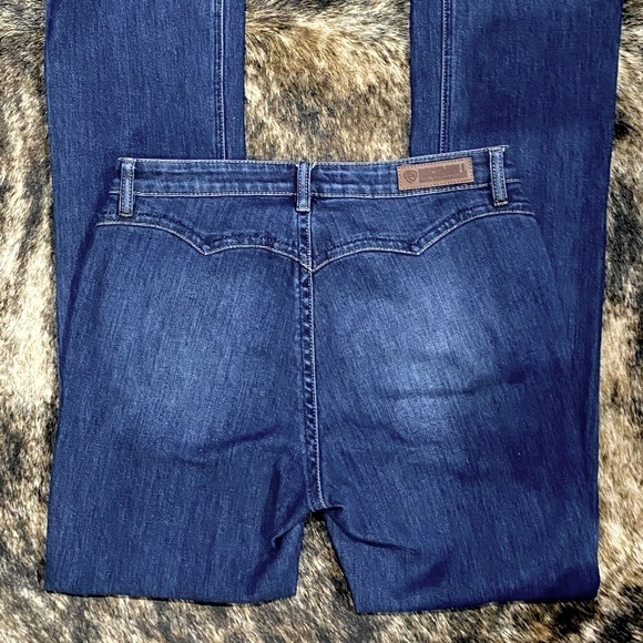Rock & Roll Cowgirl Denim - NWOT Rock and Roll Denim Dark Wash Mid Rise Boot Cut Jeans